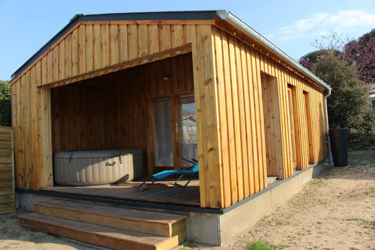 Chalet Esprit Zen Et Nature Avec Spa Saint-Hilaire-de-Riez Exterior foto